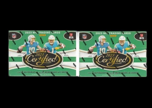2023 Panini Certified Football Hobby Box 2x Lot