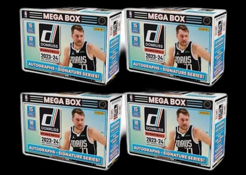 2023 Panini Donruss Basketball Mega Box (Blue and Green Laser) 4x Lot