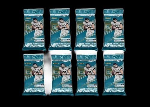 2023 Panini Donruss Elite Football Pink Parallels Hanger Pack 8x Lot