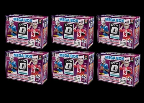 2023 Panini Donruss Optic Football Mega Box (Green Hyper Parallels) 6x Lot