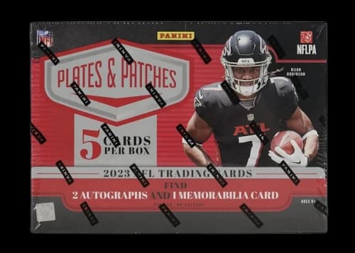 2023 Panini Plates and Patches Football Hobby Box