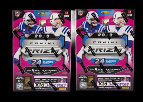 2023 Panini Prizm Football Hobby Blaster Box (Orange Ice Prizms) 2x Lot