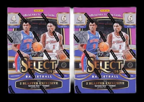 2023 Panini Select Basketball Hobby Blaster Box (Green Ice Prizms) 2x Lot