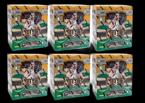 2023 Panini Select Basketball Mega Box (Blue/Pink Cracked Ice Prizms) 6x