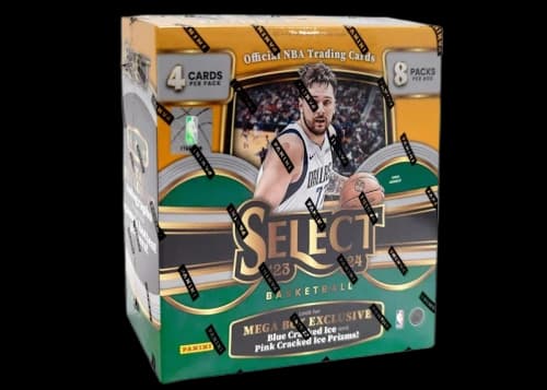 2023 Panini Select Basketball Mega Box (Blue/Pink Cracked Ice Prizms)