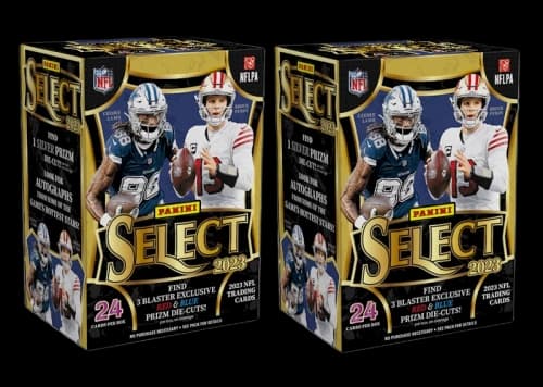 2023 Panini Select Football Blaster Box (Red and Blue Die-Cuts) 2x Lot
