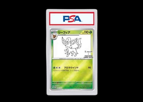 2023 Pokémon Japanese SV-P Promo 068 Leafeon Yu Nagaba X Pokemon Card Game Campaign (PSA or BGS Graded)