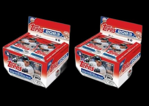 2023 Topps Series 2 Baseball Retail Display Box (Royal Blue Base Card Parallels) 2x Lot