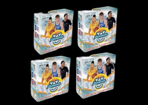 2024-25 Bowman Chrome University Basketball Mega Box 4x Lot