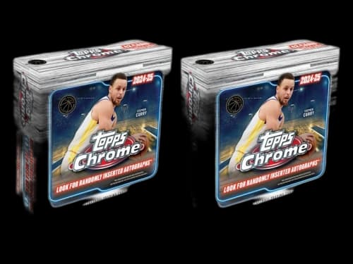 2024/25 Topps Chrome Basketball Mega Box 2x Lot