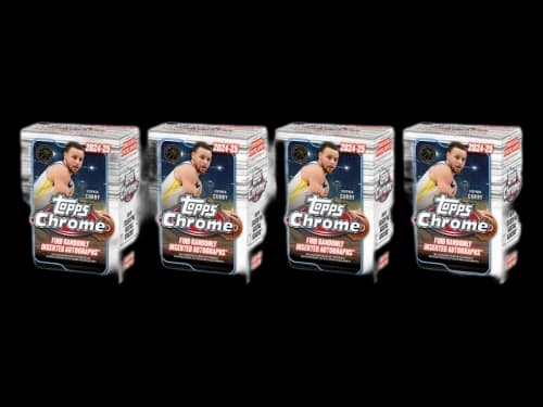 2024/25 Topps Chrome Basketball Value Box 4x Lot