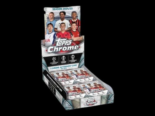 2024-25 Topps Chrome UEFA Club Competitions Hobby Box