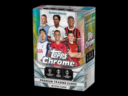 2024-25 Topps Chrome UEFA Club Competitions Value Box