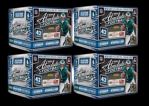 2024 Panini Absolute Football Mega Box 4x Lot