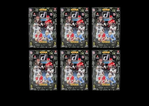 2024 Panini Donruss Football Winter Holiday Tin Box 6x Lot