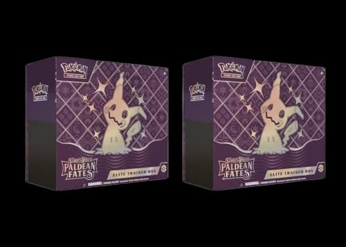 2024 Pokémon Scarlet & Violet Paldean Fates Elite Trainer Box 2x Lot