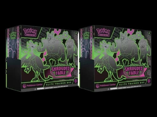 2024 Pokémon Scarlet & Violet Shrouded Fable Pokémon Center Elite Trainer Box 2x Lot