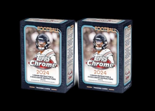 2024 Topps Chrome Football Value Box 2x Lot