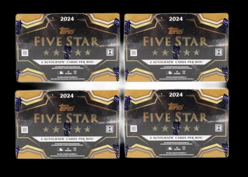 2024 Topps Five Star Baseball Hobby Box 4x Lot