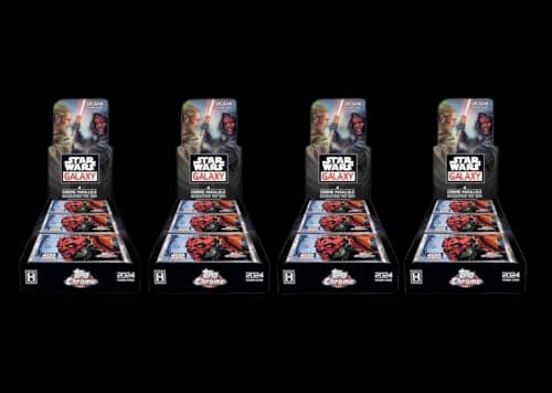 2024 Topps Star Wars Chrome Galaxy Hobby Box 4x Lot