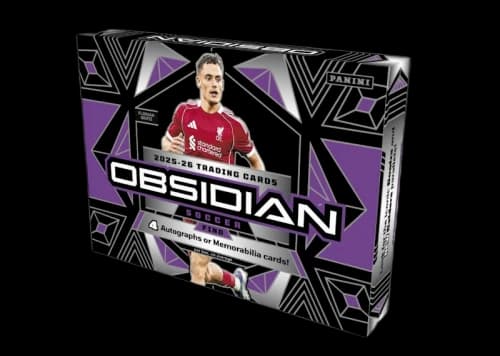 2025-2026 Panini Obsidian Soccer Trading Card Hobby Box