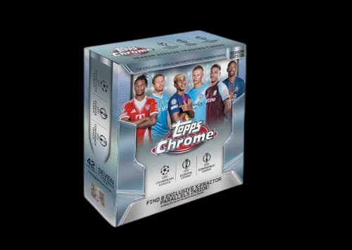 2025/26 Topps Chrome UEFA Club Competitions Mega Box