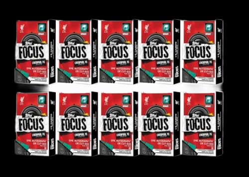 2025-26 Topps Focus Liverpool LFC Hobby Box 10x Lot