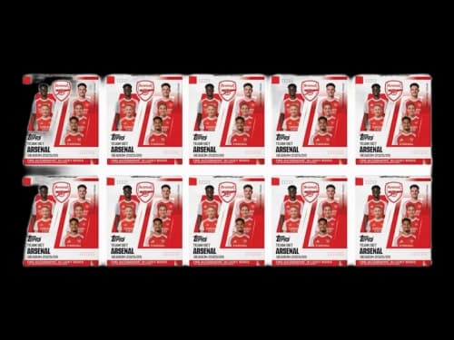 2025-26 Topps Team Set Arsenal Hobby Box 10x Lot