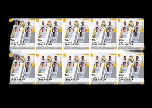 2025-26 Topps Team Set Real Madrid Hobby Box 10x Lot