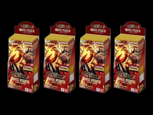 2025 Bandai One Piece The Best Vol. 2 (PRB-02) Booster Box 4x Lot