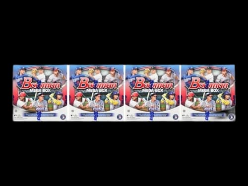 2025 Bowman Chrome Baseball Mega Box 4x Lot