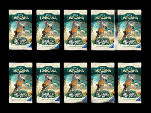 2025 Disney Lorcana Archazia's Island Booster Pack (Random Pack Art) 10x Lot