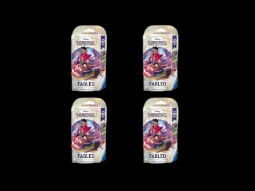 2025 Disney Lorcana Fabled Goofy, Max Goof, Roxanne, P.J. Pete, and Powerline Starter Deck 4x Lot