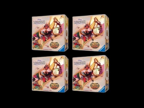 2025 Disney Lorcana Reign of Jafar Illumineer's Trove 4x Lot