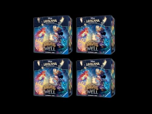 2025 Disney Lorcana Whispers in the Well Illumineer's Trove 4x Lot