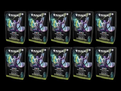 2025 Magic: The Gathering Edge of Eternities World Shaper Commander Deck 10x lot