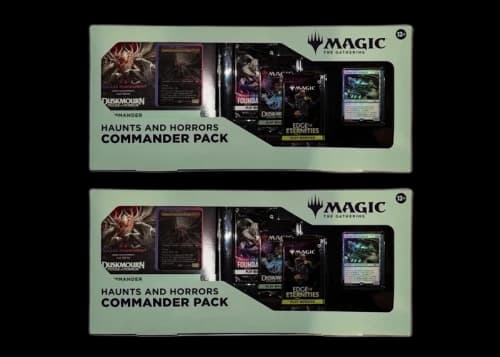 2025 Magic: The Gathering Haunts and Horrors Commander Pack Sam's Club Exclusive 2x Lot
