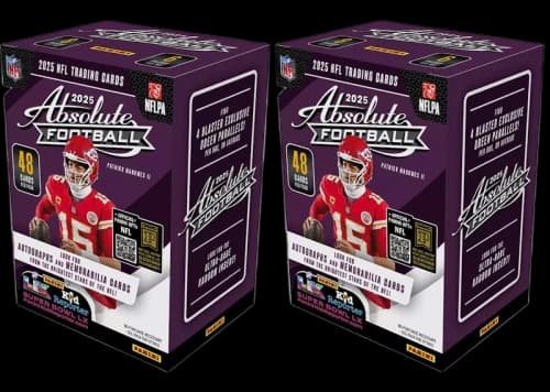 2025 Panini Absolute Football Blaster Box (Green Parallels) 2x Lot
