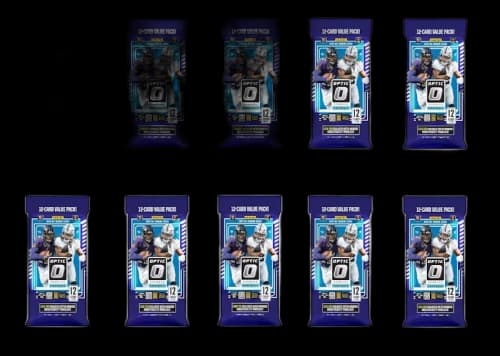 2025 Panini Donrus Optic Football Value Pack 10x Lot