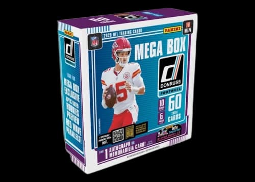 2025 Panini Donruss Football (Red Wave Parallels) Mega Box