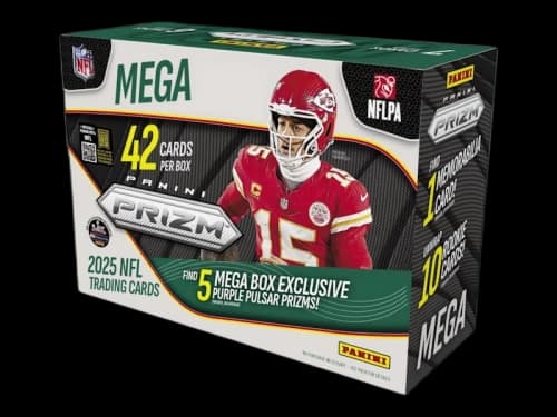 2025 Panini Prizm NFL Mega Box (Purple Pulsar Prizms)