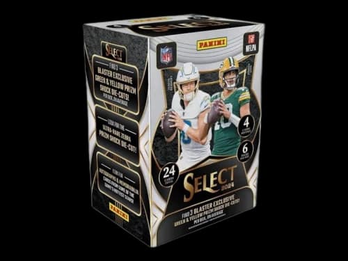2025 Panini Select Football (Green & Yellow Prizm Shock) Blaster Box