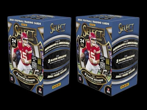 2025 Panini Select NFL Blaster Box (Green & Red Prizm) 2x Lot
