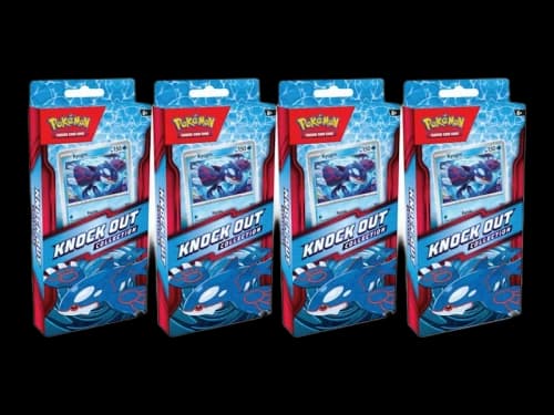 2025 Pokémon Mega Evolution Kyogre Knock Out Collection 4x Lot