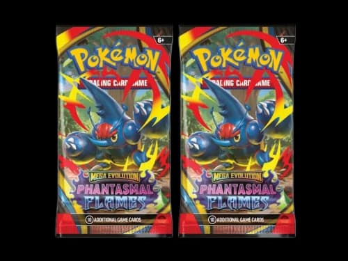 2025 Pokémon Mega Evolution Phantasmal Flames Mega Heracross Booster Pack 2x Lot