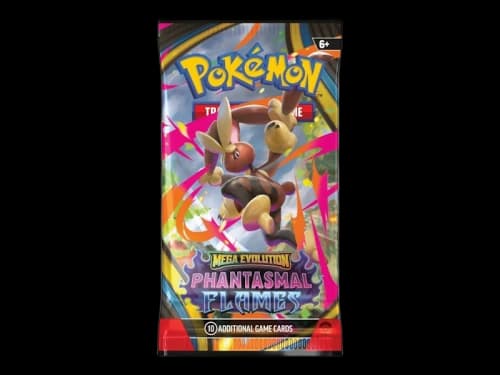 2025 Pokémon Mega Evolution Phantasmal Flames Mega Lopunny Booster Pack