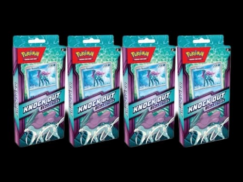 2025 Pokémon Mega Evolution Suicune Knock Out Collection 4x Lot