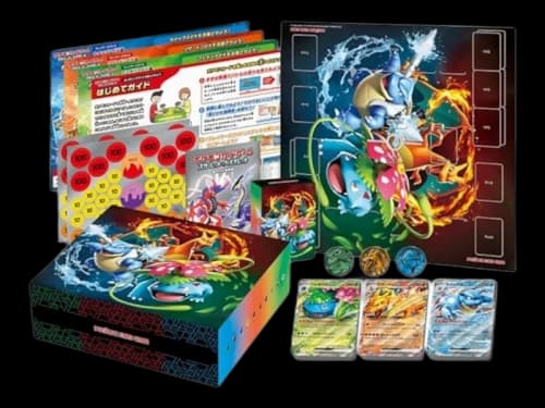 2025 Pokémon Scarlet and Violet EX Venusaur & Charizard & Blastoise Special Deck Set (Japanese)