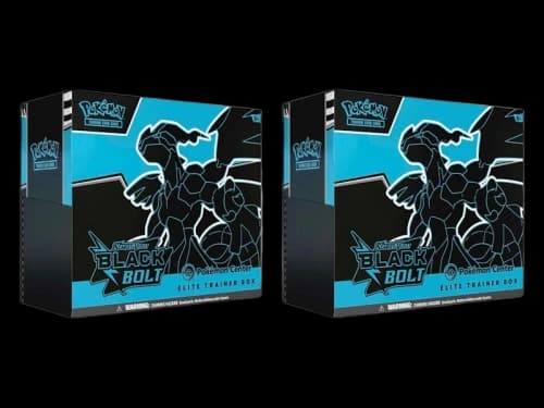2025 Pokémon Scarlet & Violet Black Bolt Pokemon Center Elite Trainer Box 2x Lot