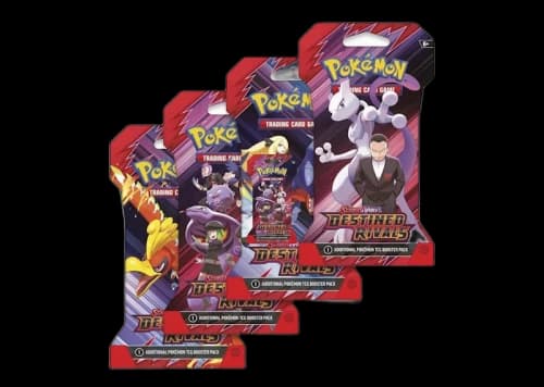 2025 Pokémon Scarlet & Violet Destined Rivals Booster Pack 4x Lot (Artwork May Vary)
